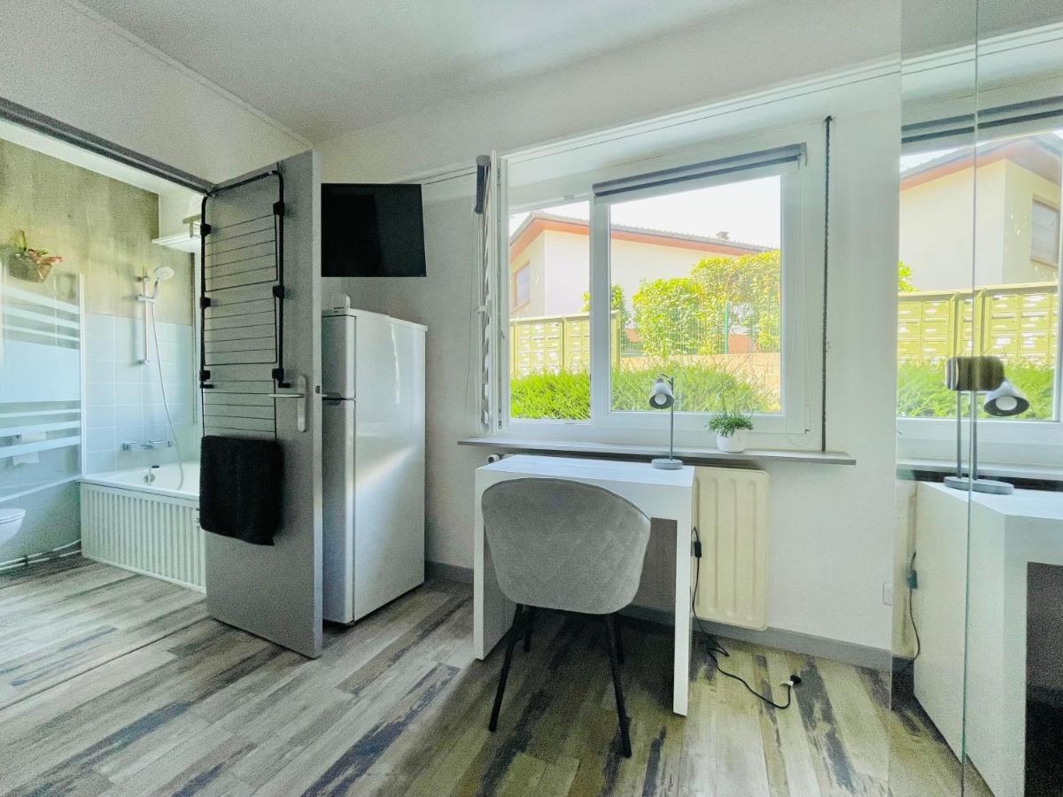 Dnn - Stylish Studio - Free Wifi, Netflix And Parking - Min Away To Basel And Airport - Dishwasher, Washing Machine 생루이 외부 사진