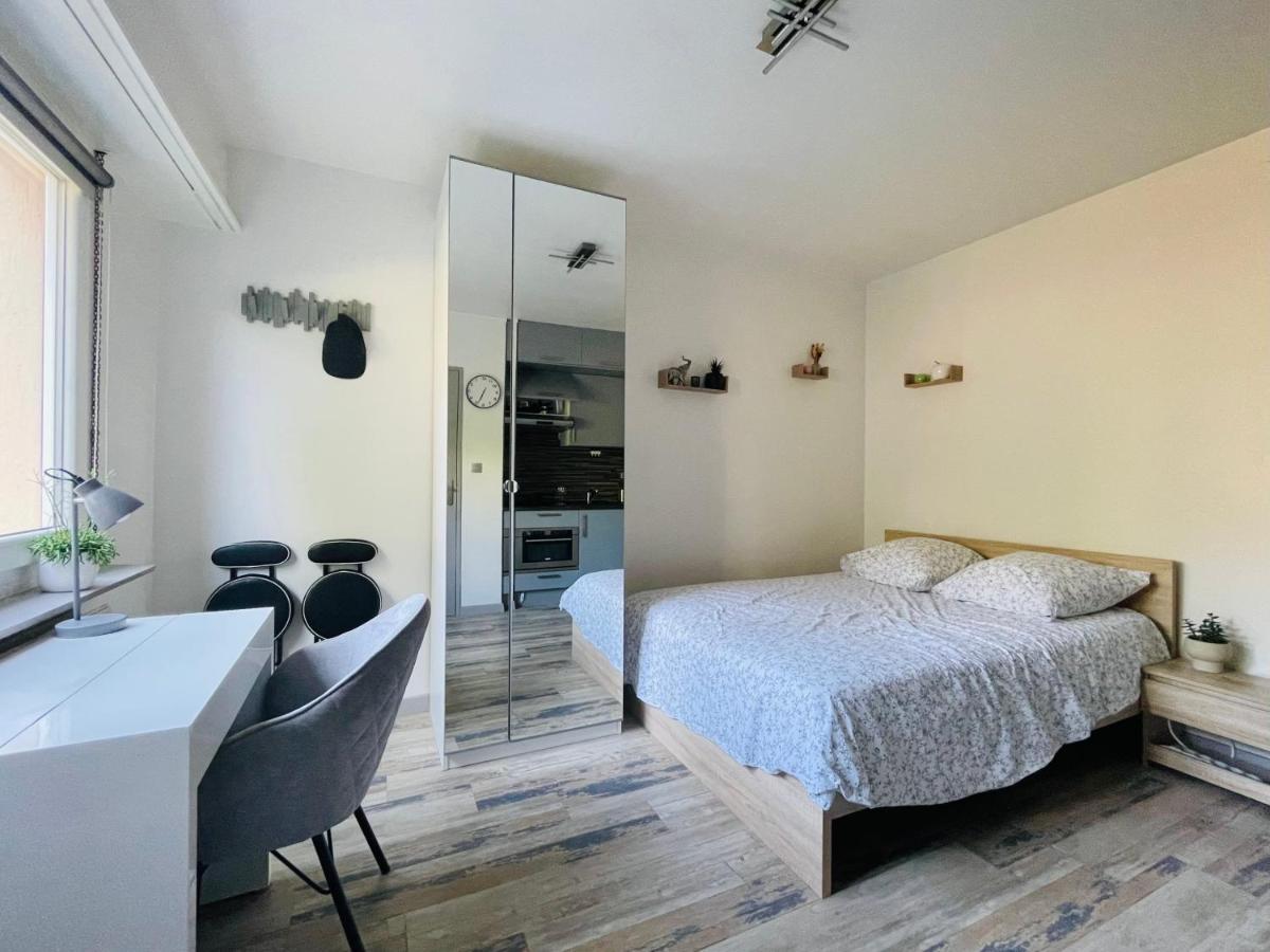 Dnn - Stylish Studio - Free Wifi, Netflix And Parking - Min Away To Basel And Airport - Dishwasher, Washing Machine 생루이 외부 사진